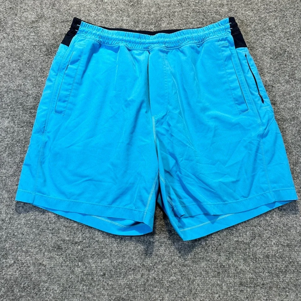 Birddogs Gym Shorts Men XL Blue Activewear Lined Athletic Training 6in Inseam